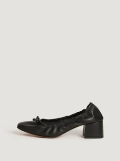 Rouje Souliers>Ballerines NICOISE CuirNoir
