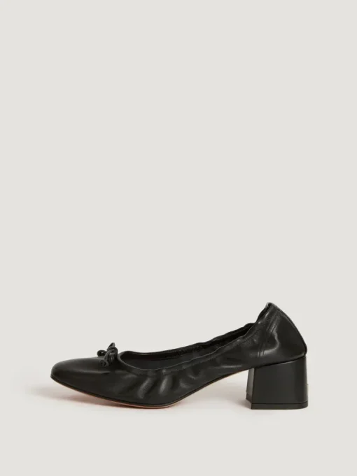 Rouje Souliers>Ballerines NICOISE CuirNoir