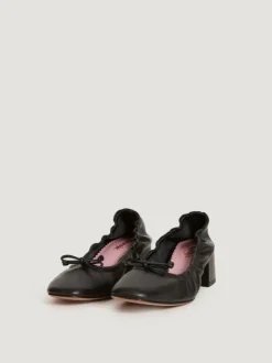 Rouje Souliers>Ballerines NICOISE CuirNoir