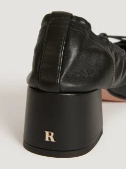 Rouje Souliers></noscript>Ballerines NICOISE CuirNoir