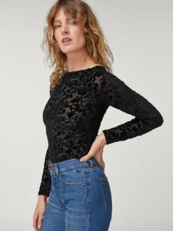 Rouje Tops|Bodys>Body TREVOR VeloursNoir