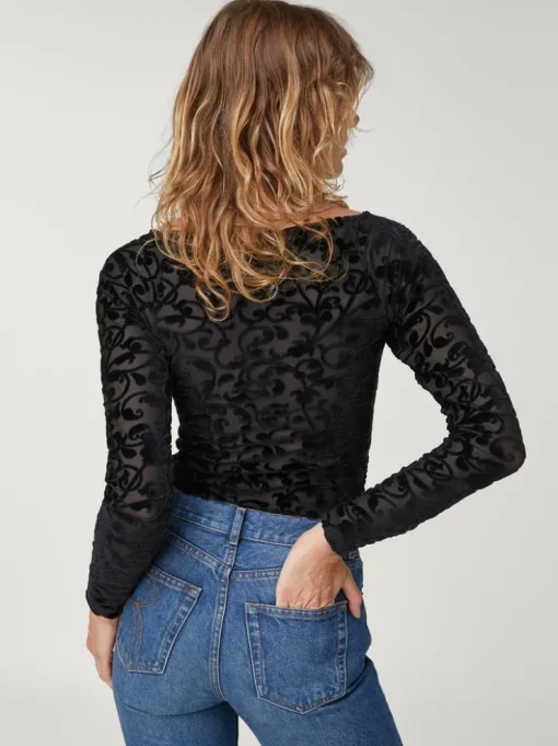 Rouje Tops|Bodys>Body TREVOR VeloursNoir