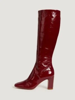 Rouje Souliers>Bottes CARLA VernisBordeaux