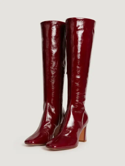 Rouje Souliers>Bottes CARLA VernisBordeaux