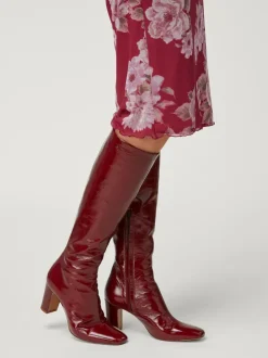Rouje Souliers></noscript>Bottes CARLA VernisBordeaux