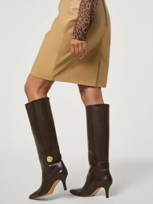 Rouje Souliers>Bottes DRAMA CuirChocolat