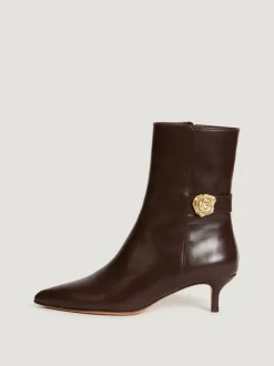 Rouje Souliers>Bottines CHICA CuirChocolat