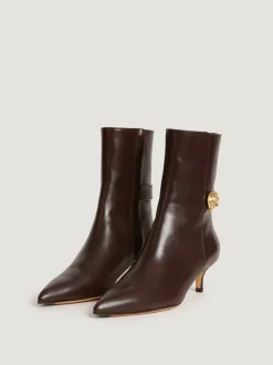 Rouje Souliers>Bottines CHICA CuirChocolat