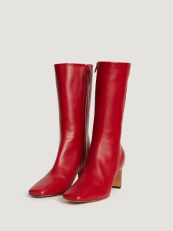 Rouje Souliers>Bottines ELSA CuirRouge