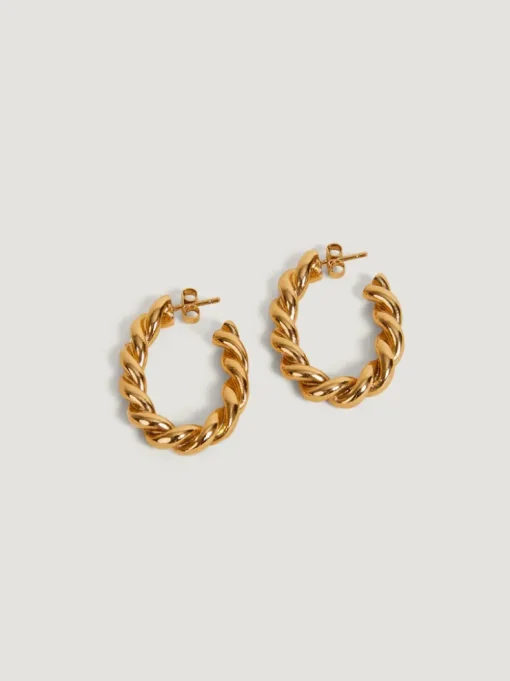 Rouje Bijoux>Boucles d'oreilles AUDREY DoréVieilli