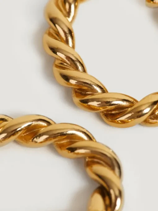 Rouje Bijoux>Boucles d'oreilles AUDREY DoréVieilli