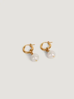 Rouje Bijoux>Boucles d'oreilles PERLA DoréVieilli