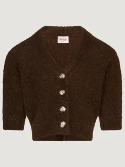 Rouje Mailles></noscript>Cardigan NONO UniMarron