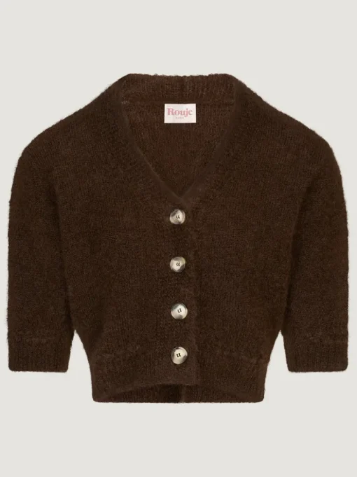 Rouje Mailles>Cardigan NONO UniMarron