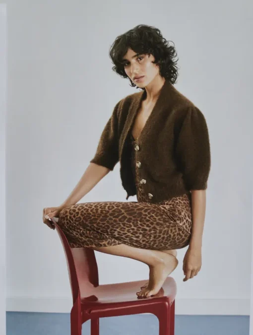 Rouje Mailles>Cardigan NONO UniMarron