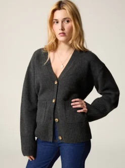 Rouje Mailles>Cardigan RANDY Anthracite
