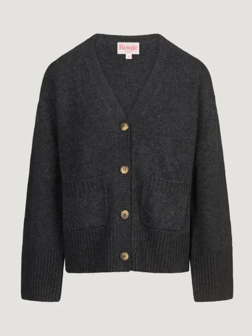 Rouje Mailles>Cardigan RANDY Anthracite