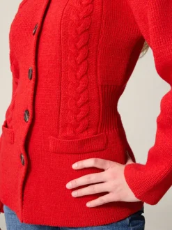Rouje Mailles></noscript>Cardigan SAM UniRouge
