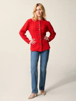 Rouje Mailles></noscript>Cardigan SAM UniRouge