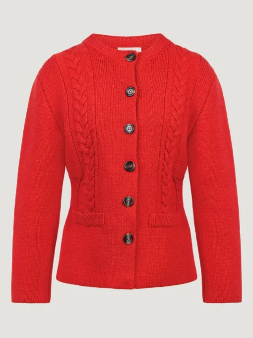 Rouje Mailles>Cardigan SAM UniRouge
