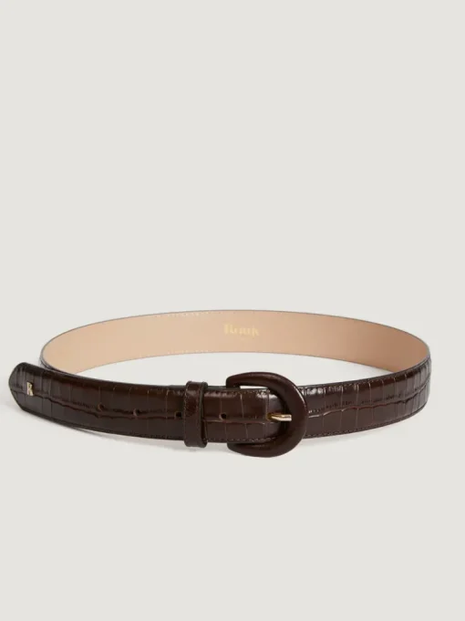 Rouje Ceintures>Ceinture COOPER CrocoChocolat