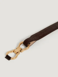 Rouje Ceintures>Ceinture Laure CROCOCHOCOLAT