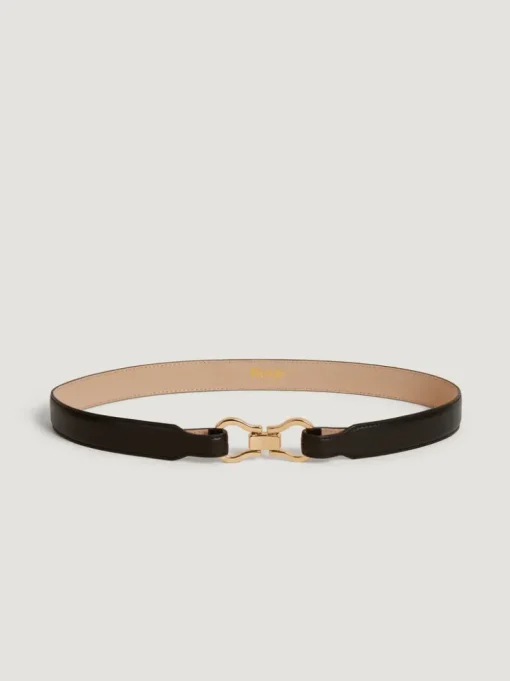 Rouje Ceintures>Ceinture LAURE CuirNoir
