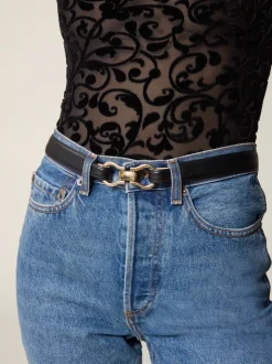 Rouje Ceintures></noscript>Ceinture LAURE CuirNoir