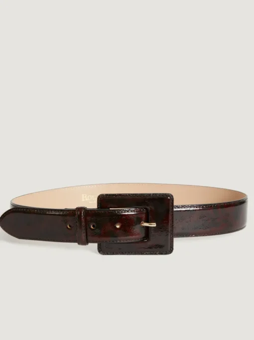 Rouje Ceintures>Ceinture NAWEL VernisTortue