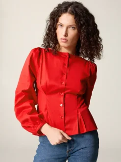 Rouje Tops></noscript>Chemise CLAUDINE UniRouge
