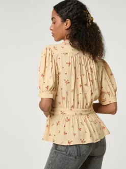 Rouje Tops>Chemise DALIA RosesPaille