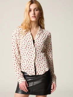 Rouje Tops>Chemise PALMYRA FLEURETTESAUVAGEECRU