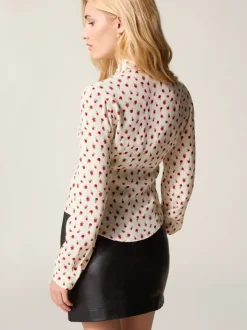 Rouje Tops>Chemise PALMYRA FLEURETTESAUVAGEECRU