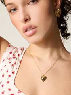 Rouje Bijoux></noscript>Collier AMELIE DoréVieilli