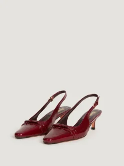 Rouje Souliers>Escarpins ABELIA VernisBordeaux