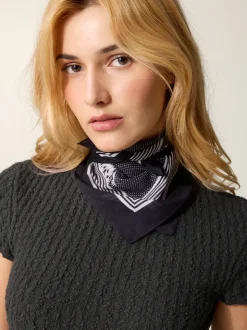 Rouje Lifestyle>Foulard TANGUY CHAMPSDETULIPESMARINE