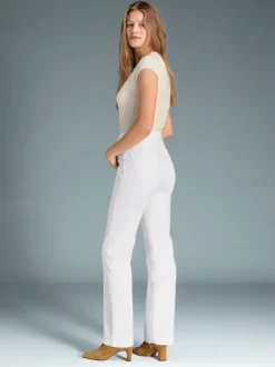 Rouje Denim|Jeans Évasés></noscript>Jean BELLEVILLE UniBlanc