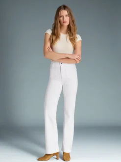 Rouje Denim|Jeans Évasés></noscript>Jean BELLEVILLE UniBlanc