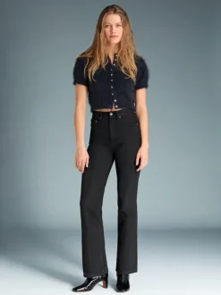 Rouje Denim|Jeans Évasés>Jean MADELEINE Unisblackstonesimple