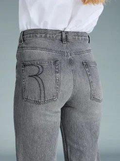 Rouje Denim|Jeans Droits>Jean MARAIS BlackvintagewashNOIRVINTAGEWASH