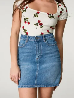 Rouje Jupes></noscript>Jupe DENISE Indigodoublestone