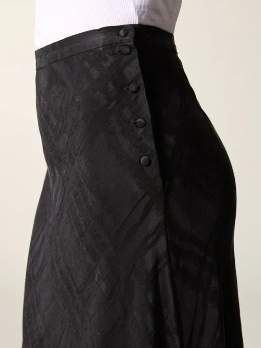 Rouje Jupes>Jupe FLORINE BlackJacquard