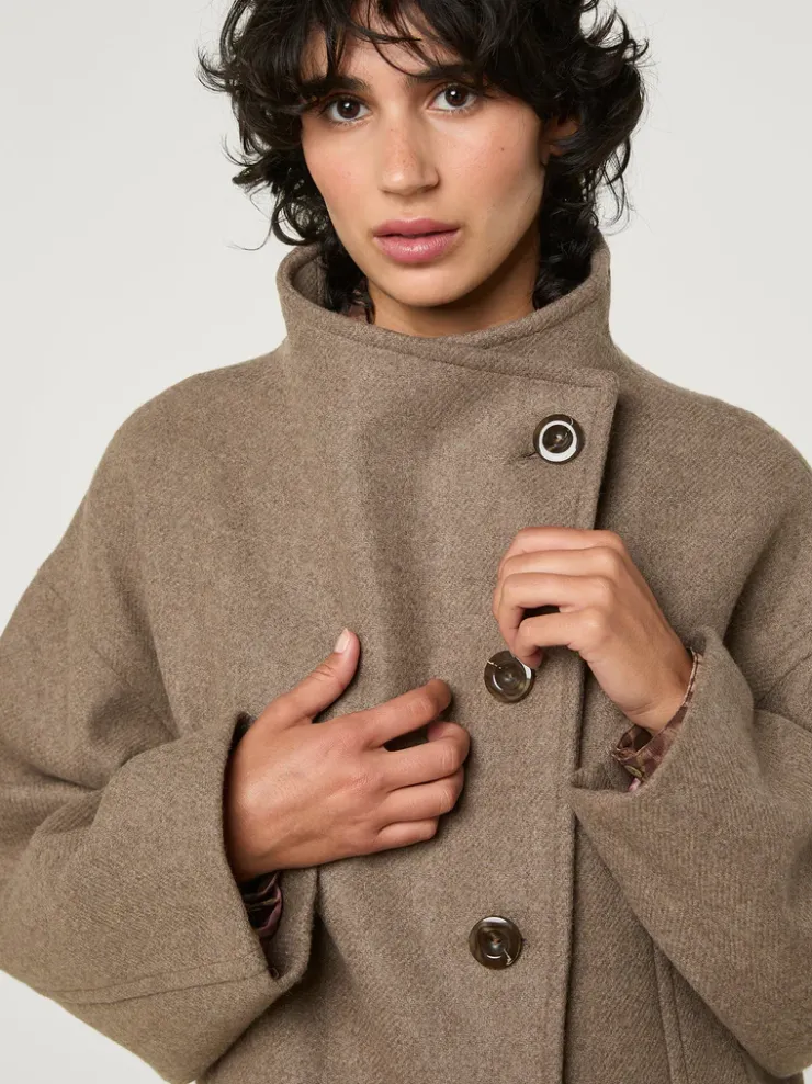 Rouje Manteaux & Vestes>Manteau GEDEON UniTaupe