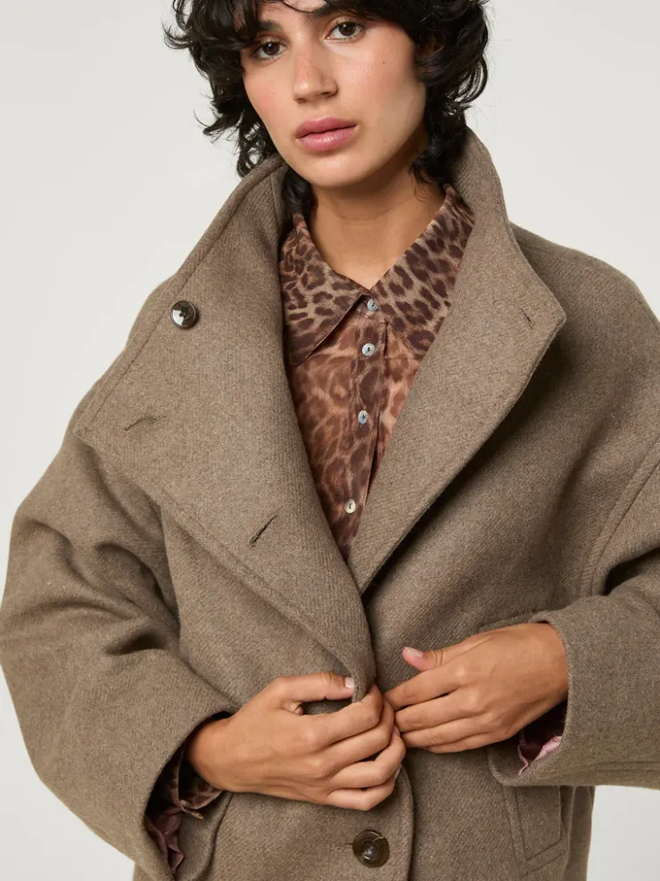 Rouje Manteaux & Vestes>Manteau GEDEON UniTaupe