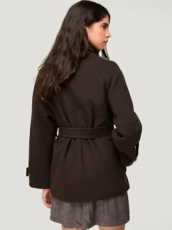 Rouje Manteaux & Vestes></noscript>Manteau SAMIE LaineMoka