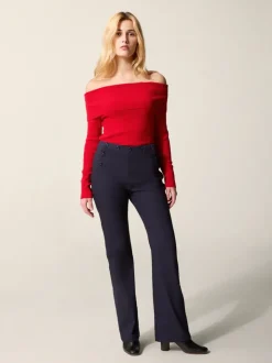 Rouje Pantalons>Pantalon ROMUALD UniMarine