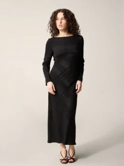 Rouje Robes>Robe ABIA BlackJacquard