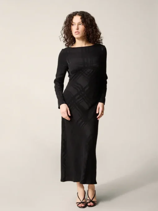 Rouje Robes>Robe ABIA BlackJacquard