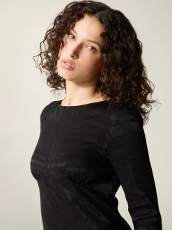 Rouje Robes></noscript>Robe ABIA BlackJacquard