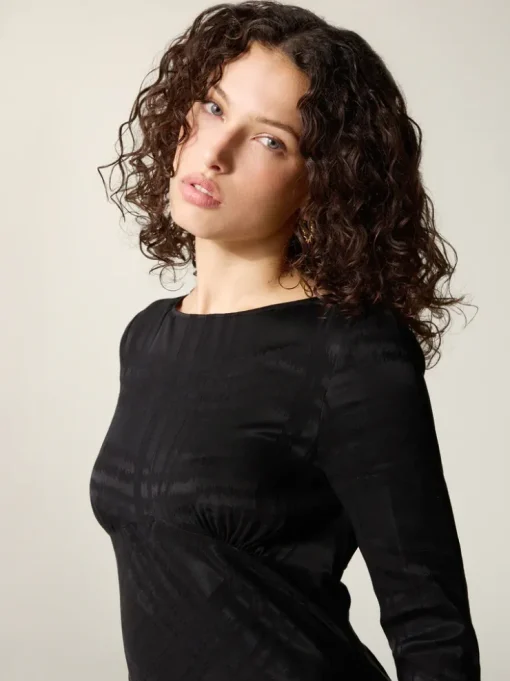 Rouje Robes>Robe ABIA BlackJacquard